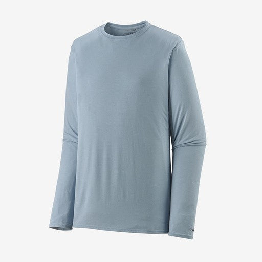 Men's Tropic Comfort Natural UPF Crew Steam Blue