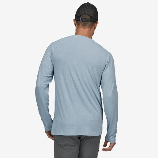 Men's Tropic Comfort Natural UPF Crew Steam Blue