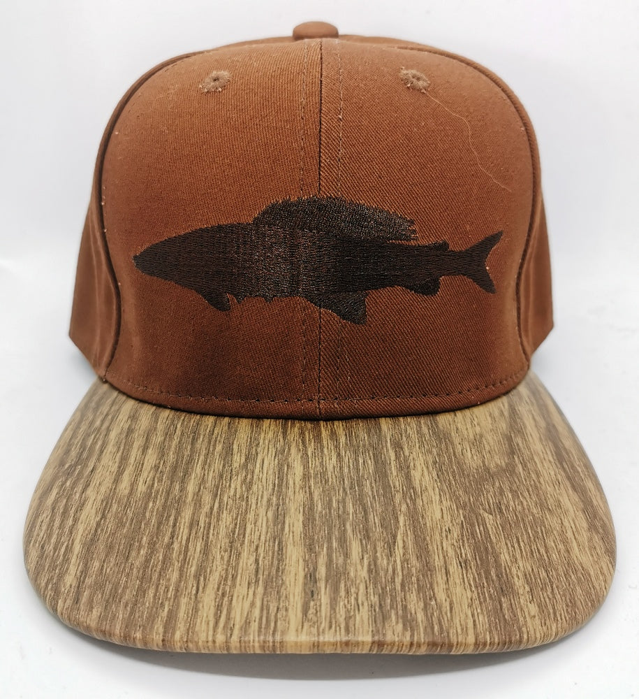 Snapback Brown Wood Cap