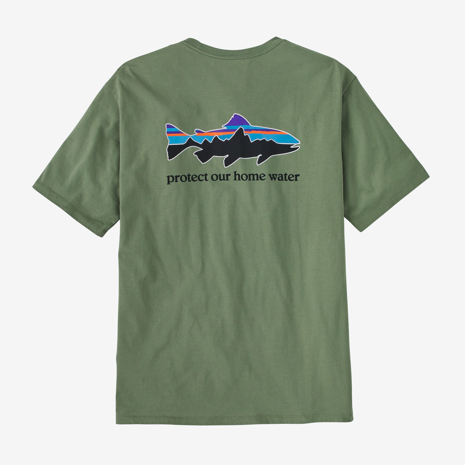 Men's Home Water Trout Organic T-Shirt