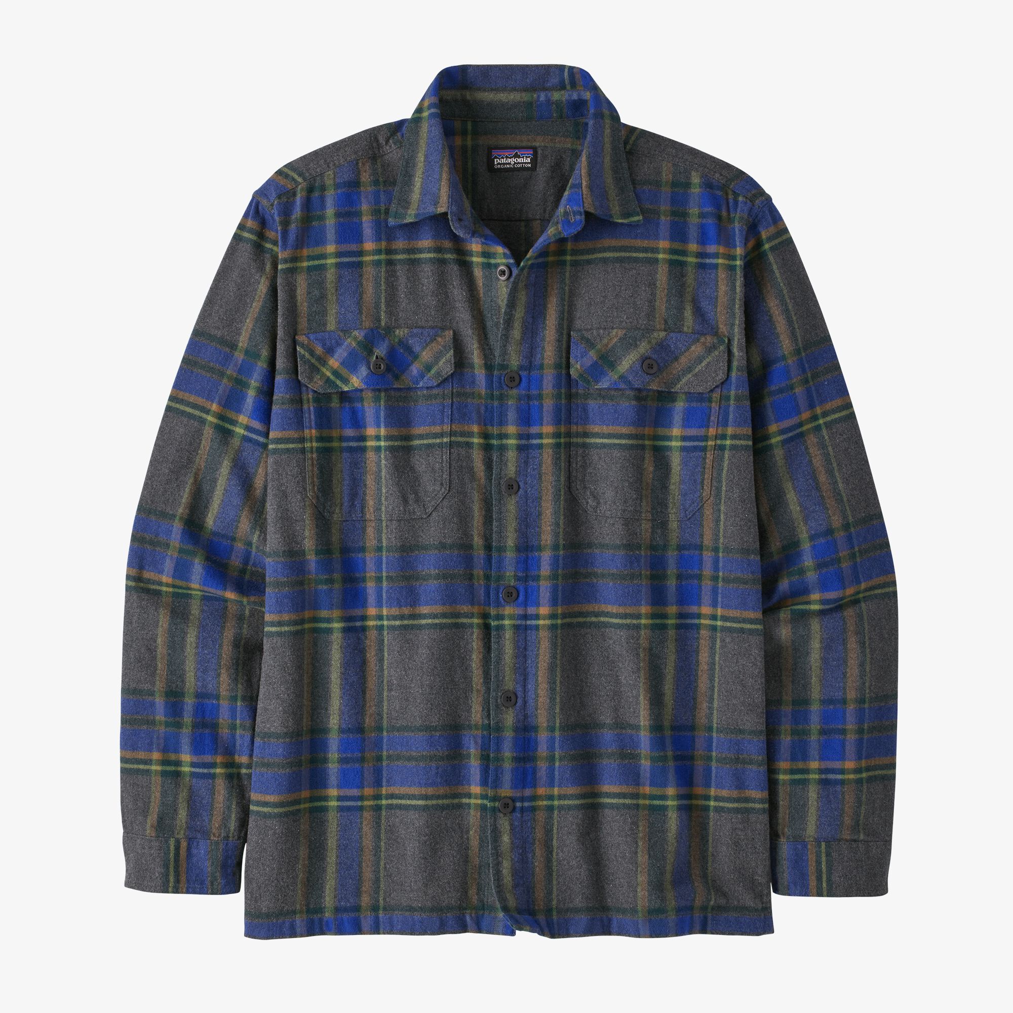 Patagonia M's L/S Organic  Cotton MW Fjord Flannel Shirt EDBK