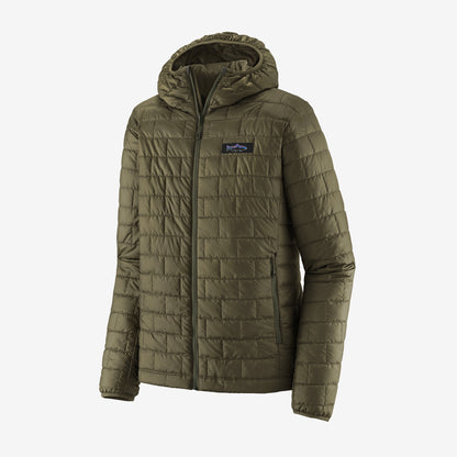 Patagonia - M's Nano Puff Fitz Roy Trout Hoody Basin Green