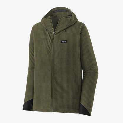 Patagonia - R1 TechFace Fitz Roy Trout Hoody Basin green