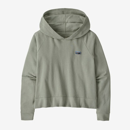 Patagonia - Woman Regenerative Essential Cotton Hoody Sleet Green